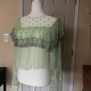 Free People Disco Ball Top
